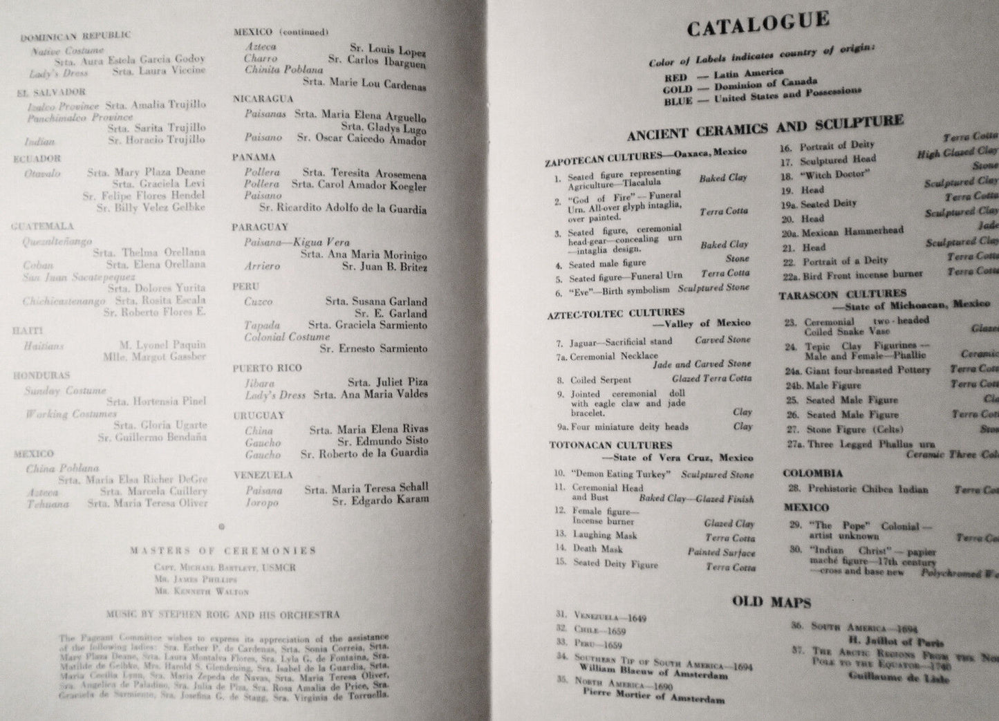 Arts Fiesta Of The Americas - Grand Central Art Galleries, April 16-28, 1945