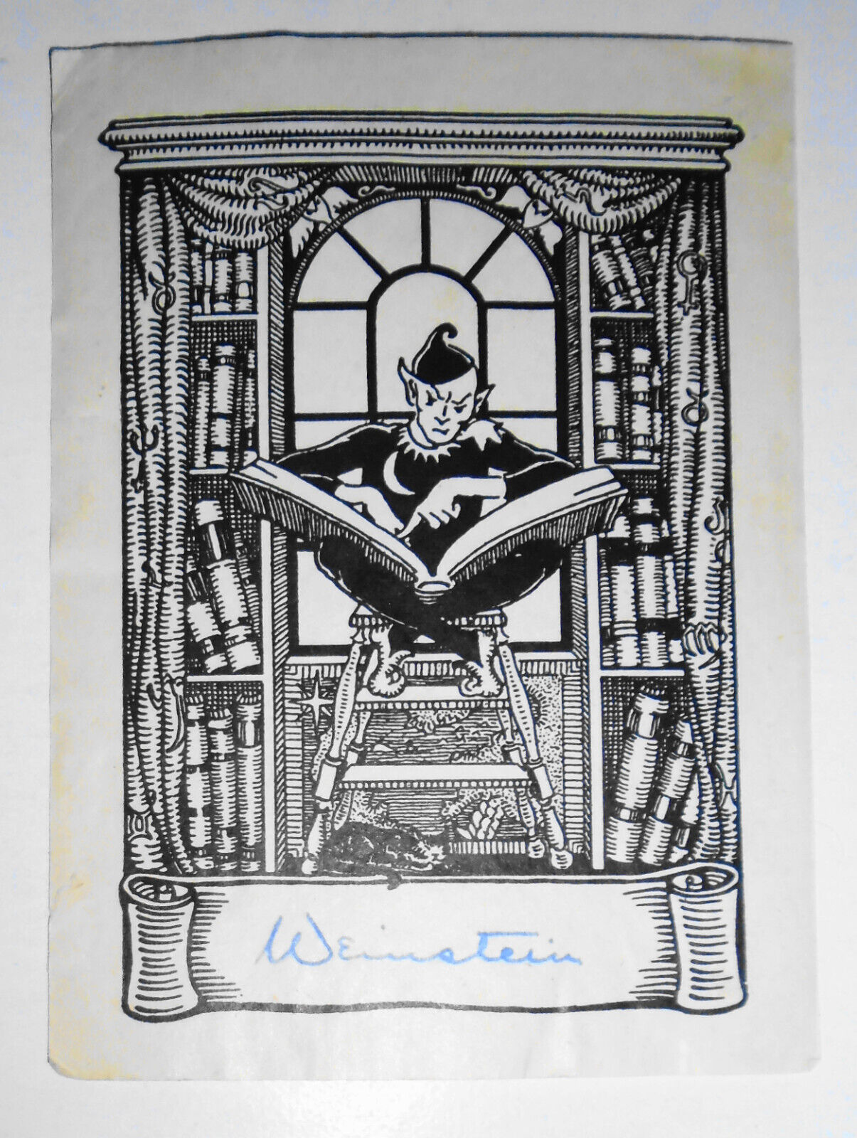 Weinstein - Ex Libris Bookplate