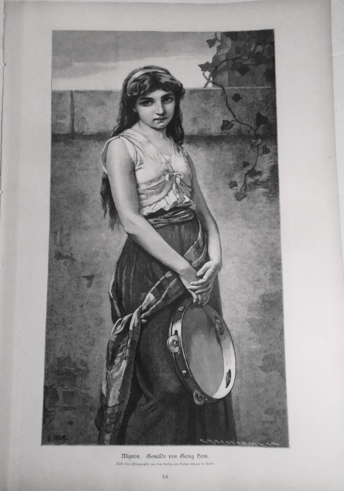 Mignon, by George Hom -- 1882