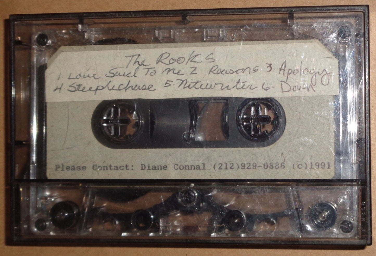 THE ROOKS - Rare Rock Demo Cassette 1991 - Love said to Me, Reasons, Apology ...
