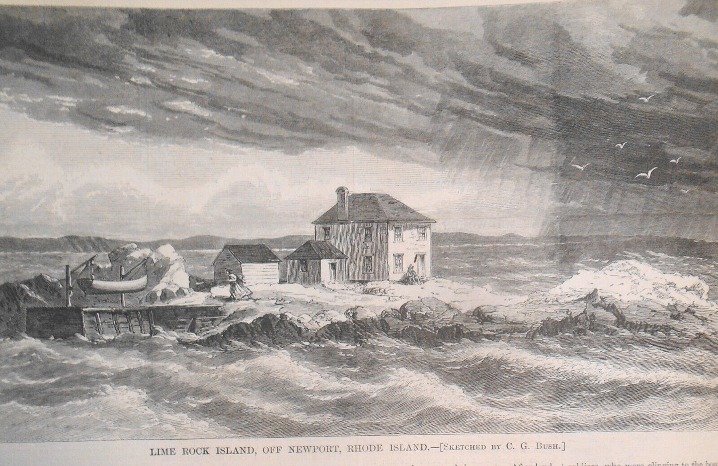 Harper's Weekly July 31, 1869: Ida Lewis, Newport, RI heroine; Camp meeting etc