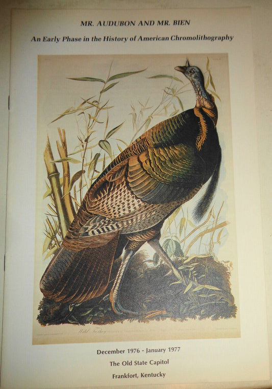 Mr. Audubon and Mr. Bien an early phase in history of American chromolithography