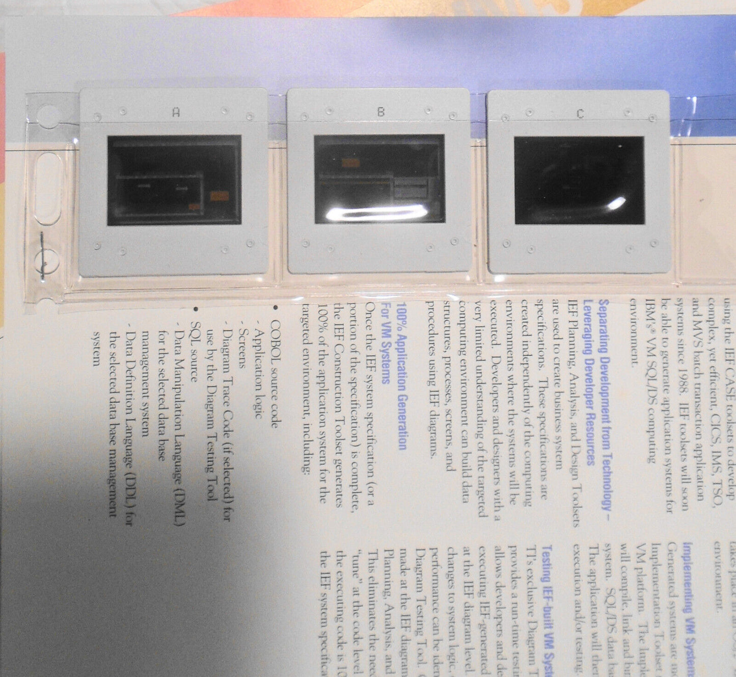 1990 Texas Instruments Information Engineering Facility Promo kit - UNIX, Tandem