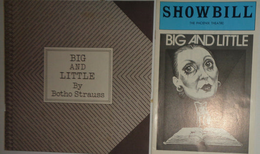 Big and Little - Botho Strauss Showbill & Souvenir Program Phoenix Theatre 1983