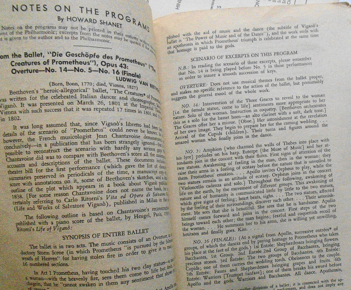 Leonard Bernstein, 3 Programs NY Philharmonic Carnegie Hall 1960 Spring Festival