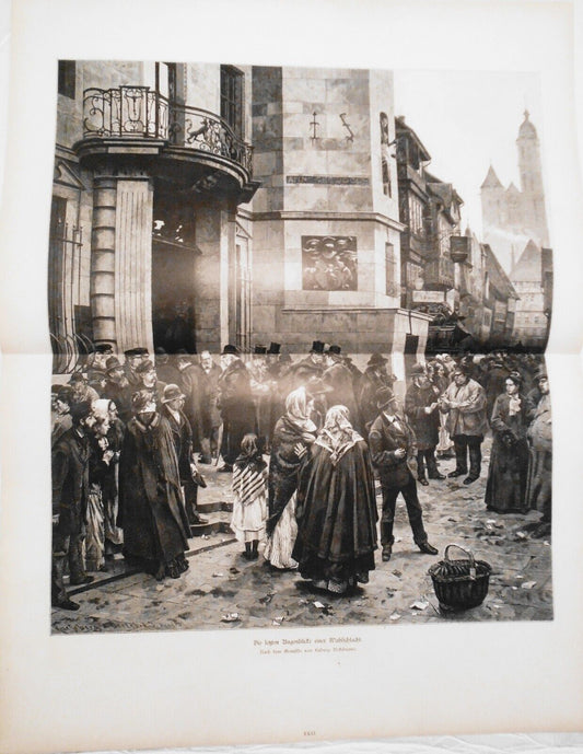 Die letzten Augenblicte einer Wahlschlacht by Christian Ludwig Bokelmann -- 1882