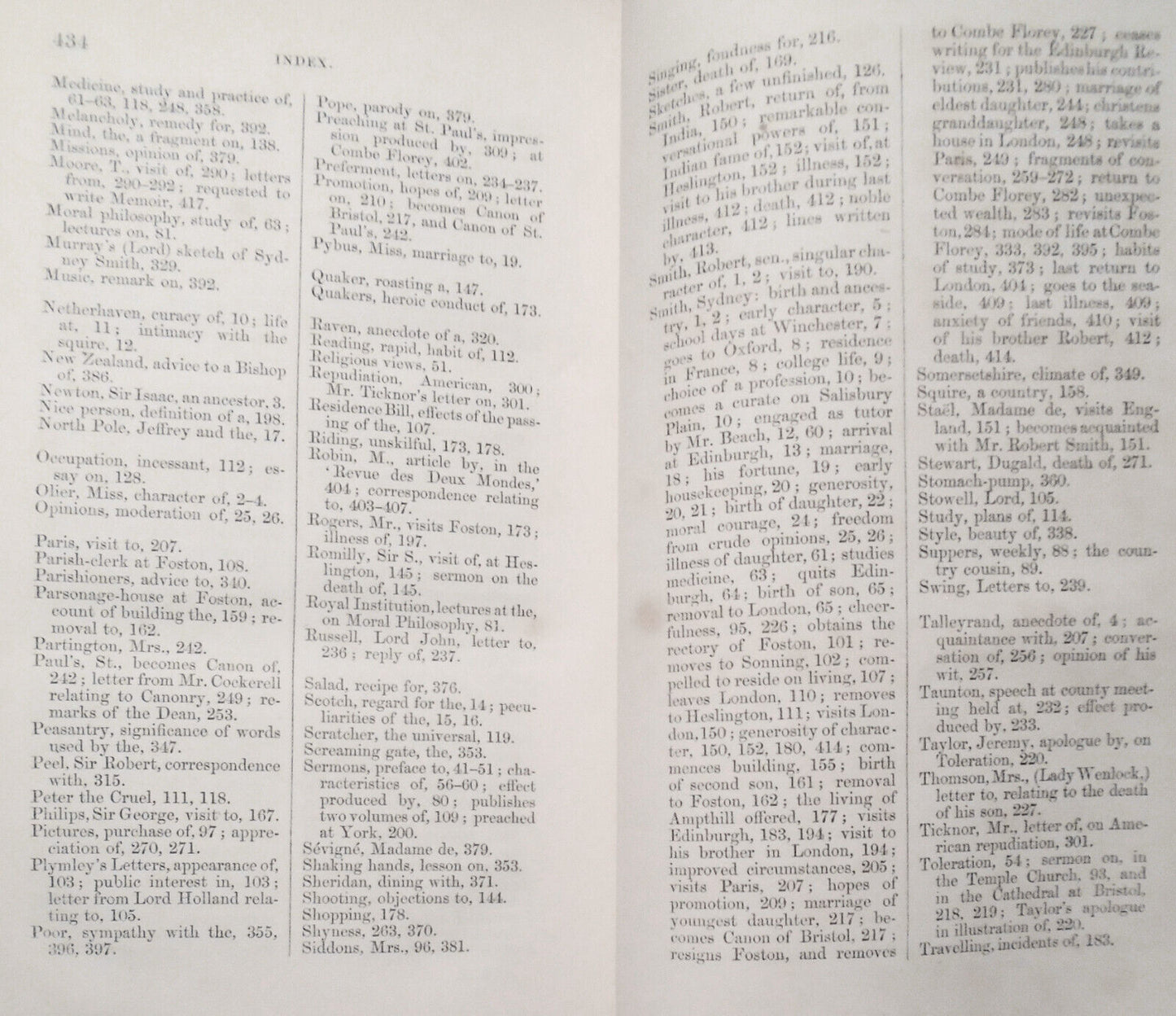 [Bindings] A Memoir of Rev. Sydney Smith 1855 2vols By Lady Holland /Mrs. Austin