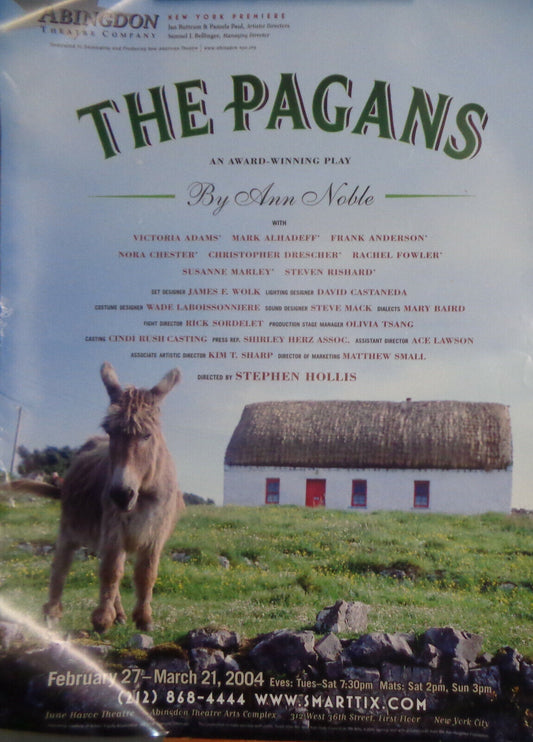 The Pagans, by Ann Noble - Poster - June Havoc Theatre, 2004 - Abingdon Co.