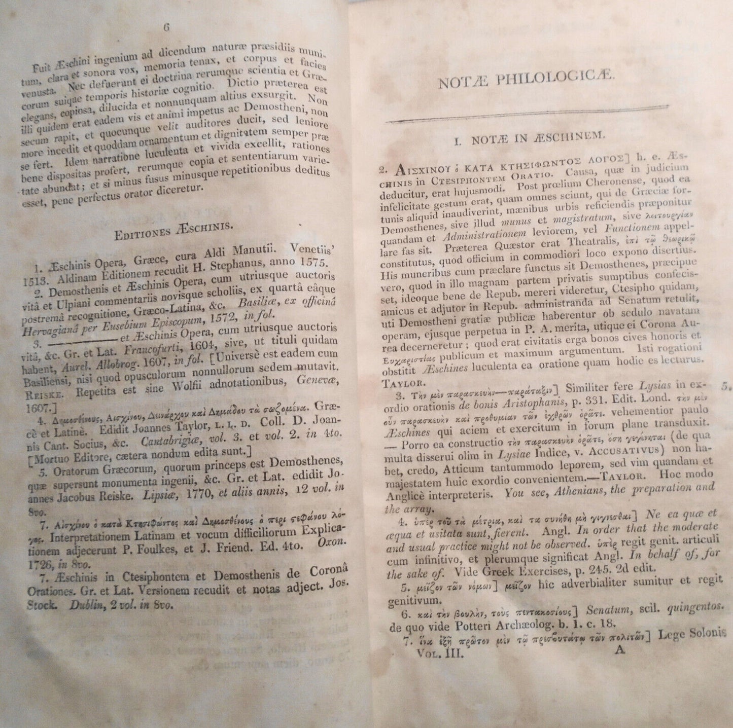 1819 Analekta Hellenika meizona, sive Collectanea Graeca majora. Tome 3, Part 2