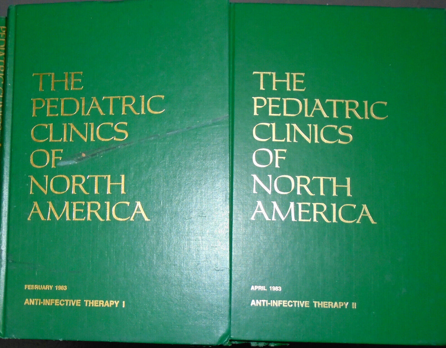 Pediatric Clinics of North America - 41 Hardcover books lot. 1979-1996