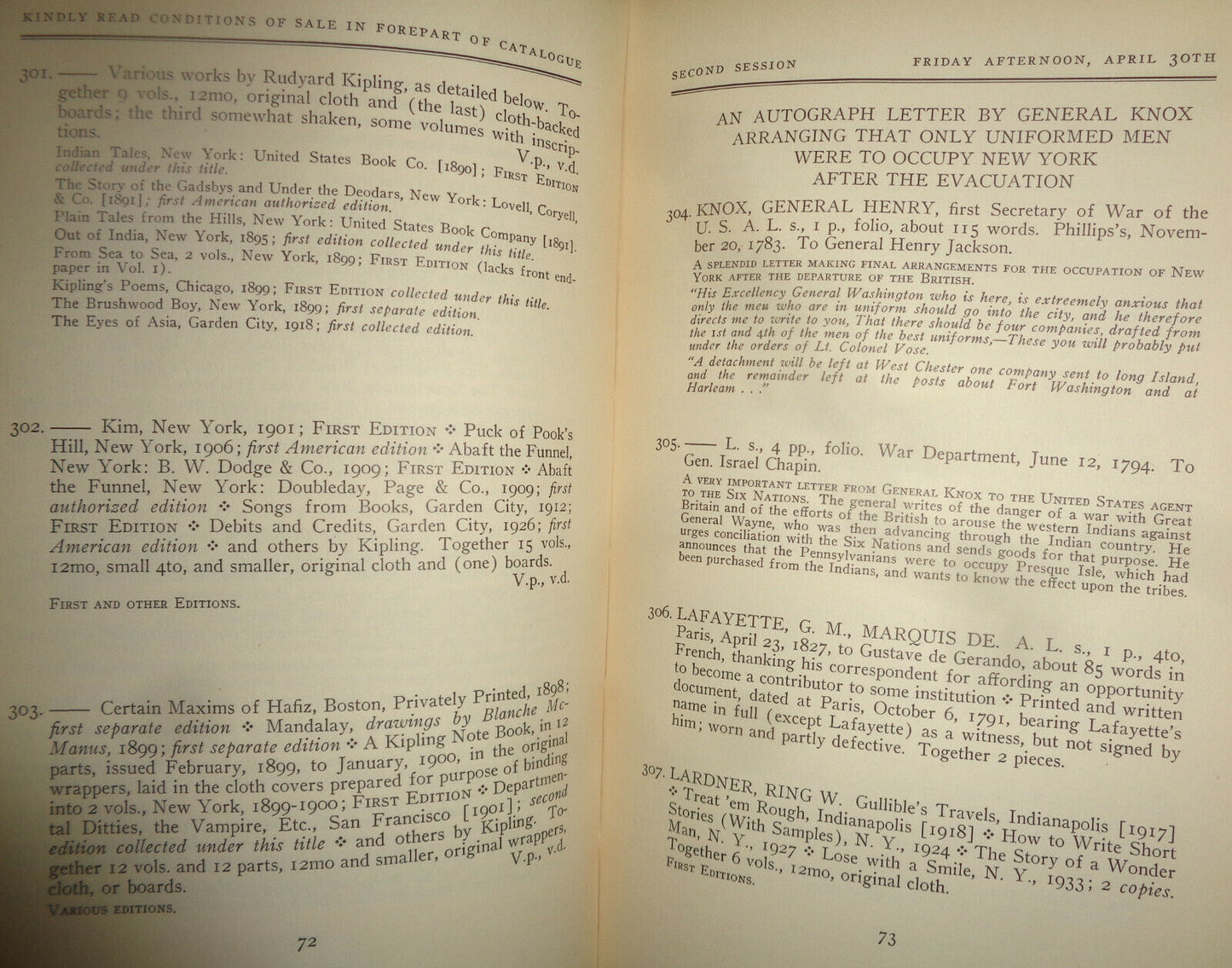 Library of the late Joseph J McCann -American Art Assoc Anderson Galleries 1937