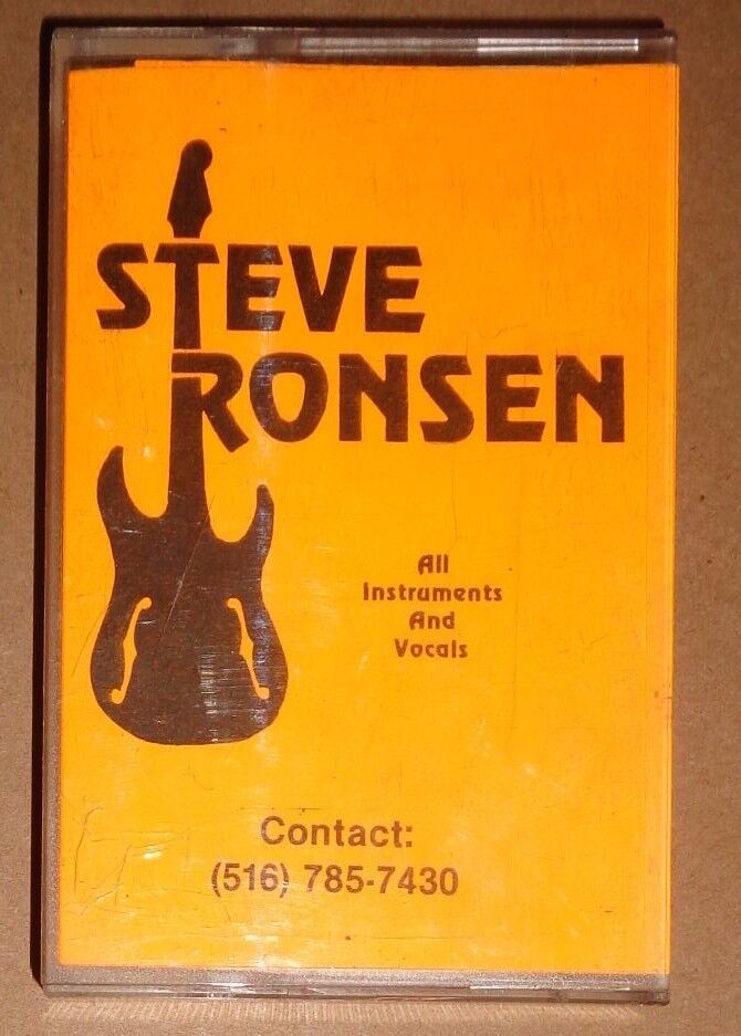 Steve Ronsen -  Rare 4-song demo cassette - 1991: Wall St. Cowboy, The Power...