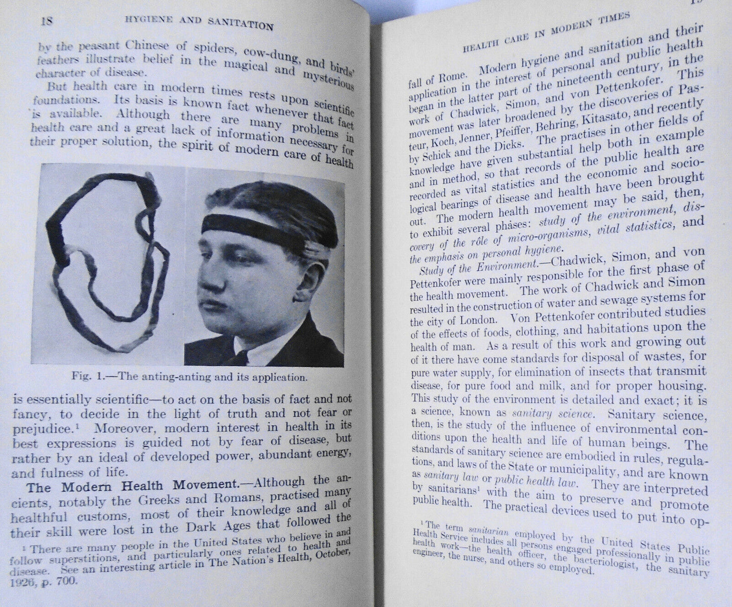 Hygiene And Sanitation - The Essentials Of Modern Health Care 1928 by J Williams