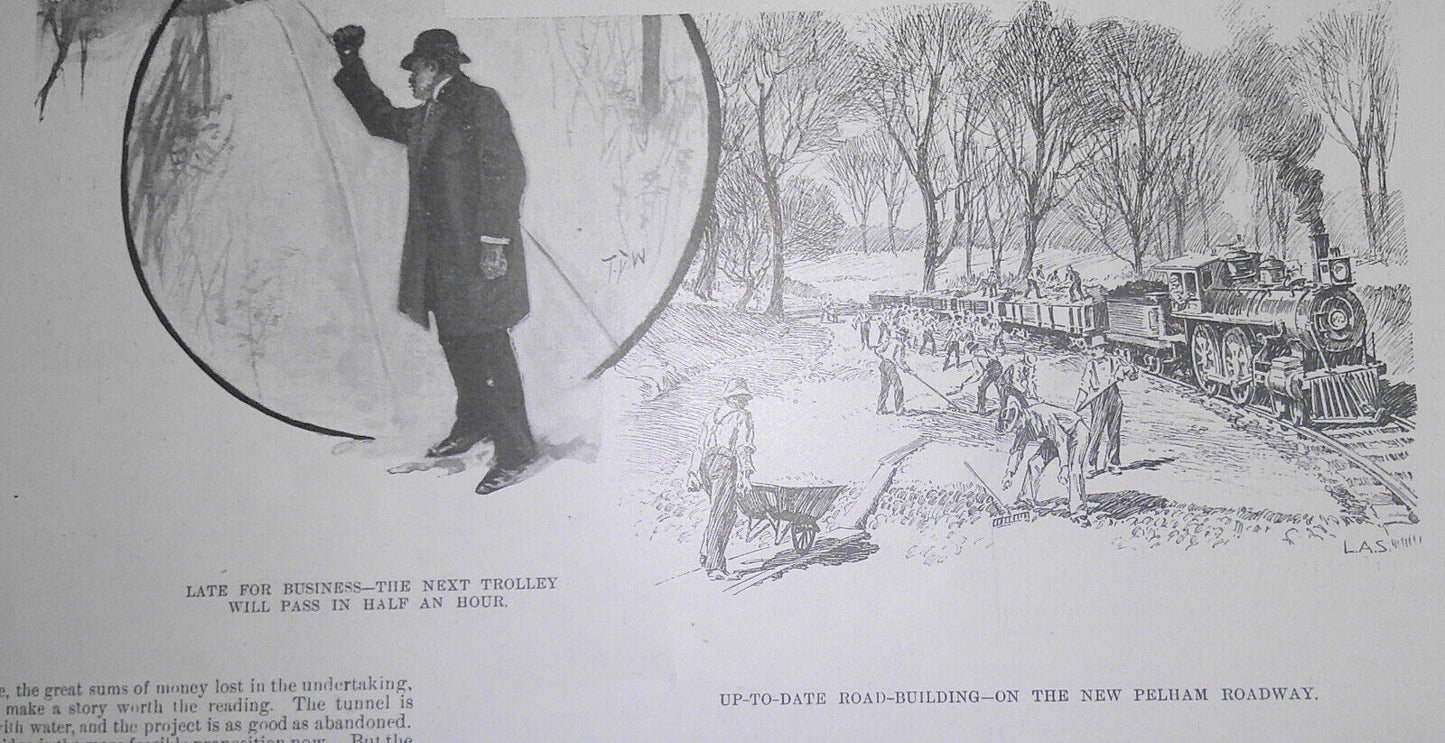 How People Come and Go in New York - Harper's Weekly, February 26, 1898 section