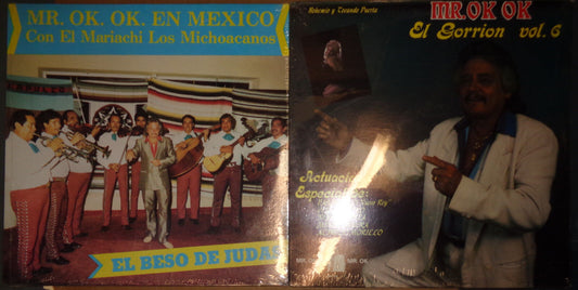 Mr. OK OK - 2  SEALED  vinyl LPs lot : En Mexico & El Gorrion, Vol. 6.