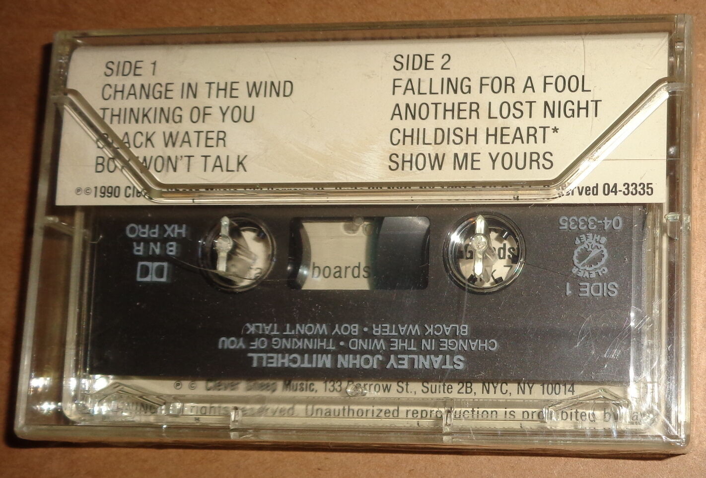 Stanley John Mitchell - Rare Cassette Tape, 1990 - SEALED - Change In The Wind