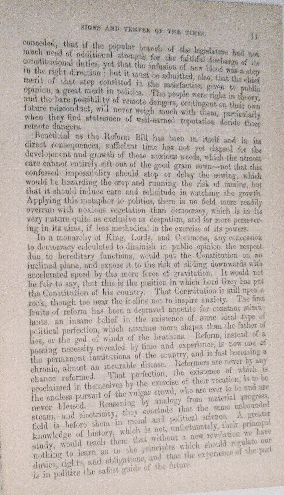 1859 Signs and temper of the times : an anonymous pamphlet