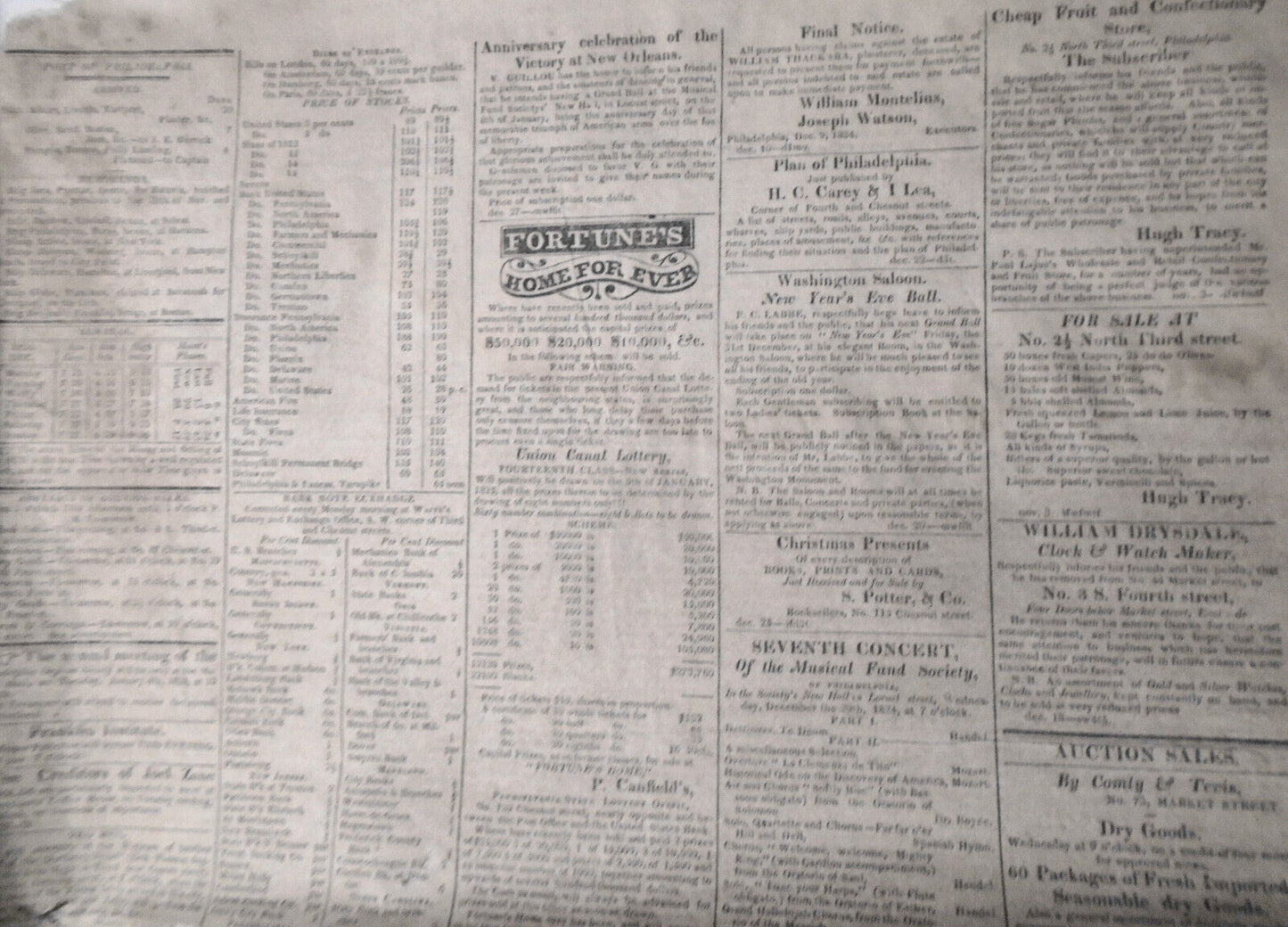 The Democratic Press Dec 27, 1824 - Emigrants to Haiti; Fauntleroy forgery trial