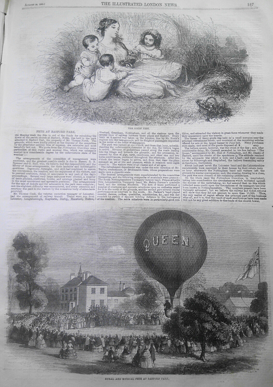 The Illustrated London News, August 20, 1859 - Paris fetes; Great Eastern saloon