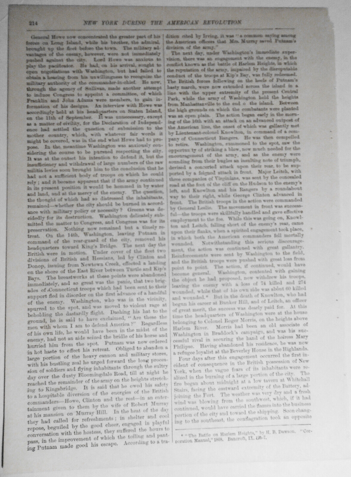 The Black Horse Tavern, Revolutionary Relic Near Inwood. Frank Leslie's, 1884