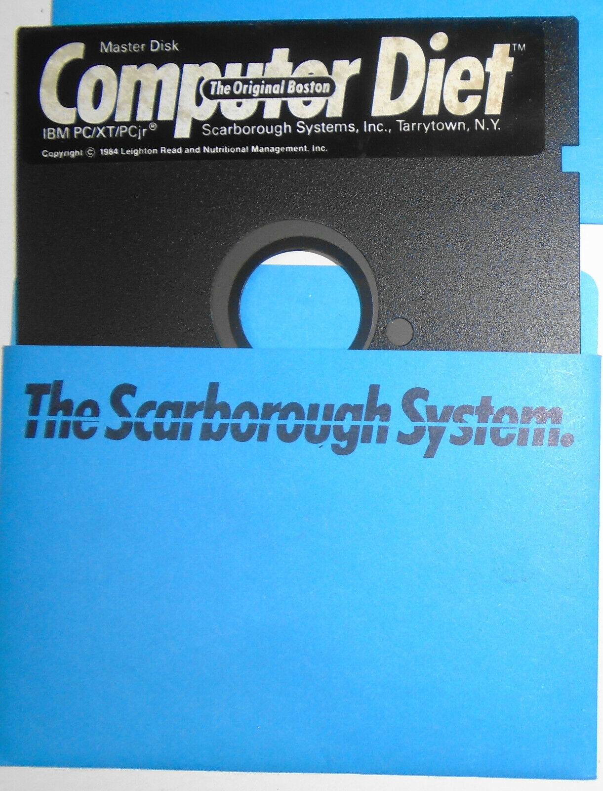 Original Boston Computer Diet Software IBM PC/XT/PCJr -Scarborough System SIGNED