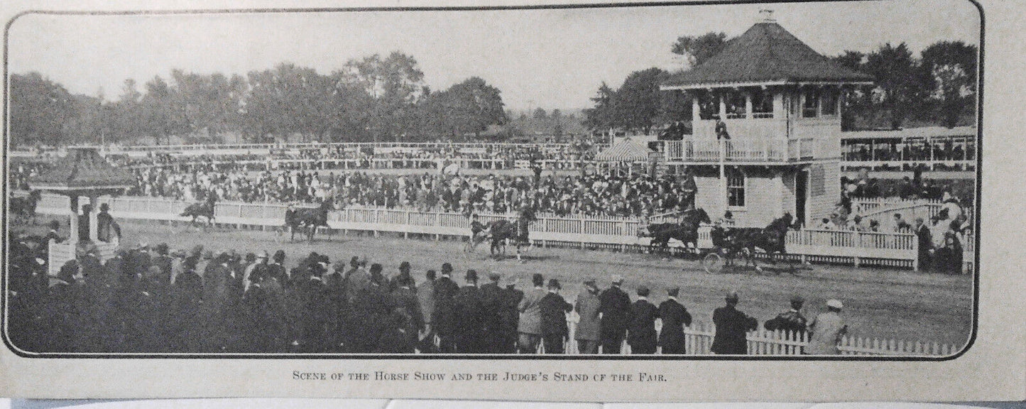 1913 Mineola and Nassau Horse Show, NY - Saturday Evening Mail original, Sept 13