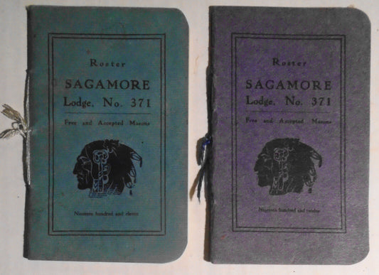 1911 & 1912 Rosters: Sagamore Lodge 371, New York. Free and accepted masons