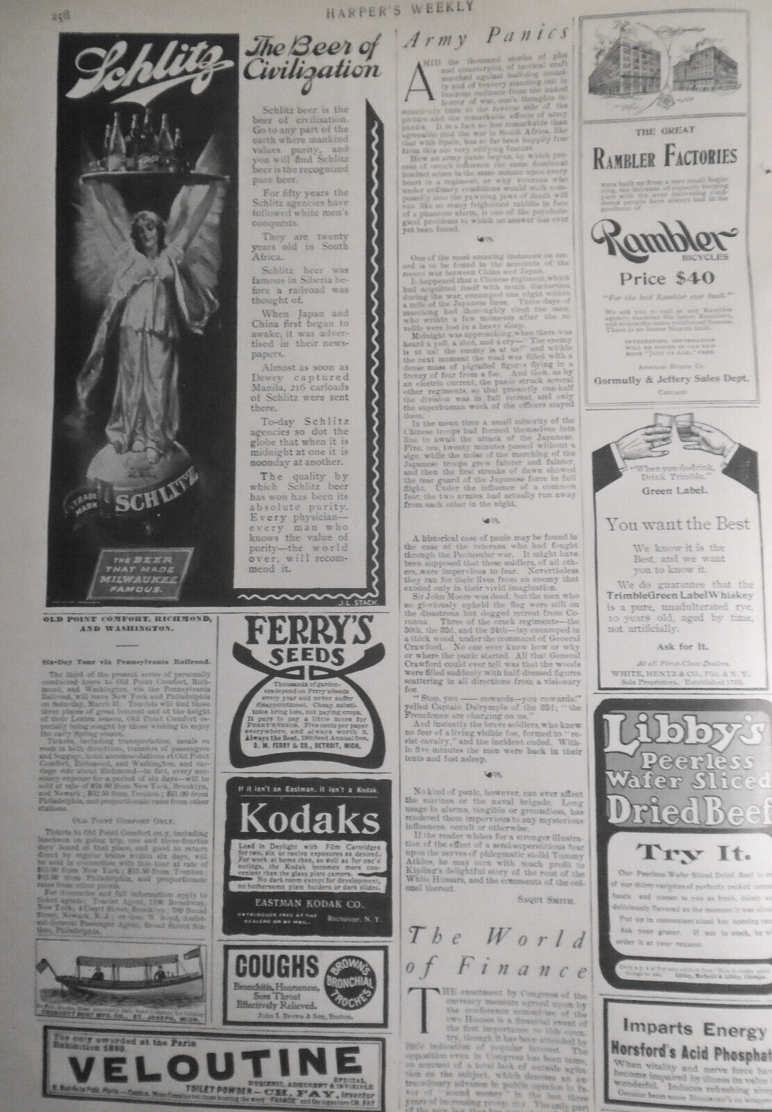 Harper's Weekly, March 17, 1900 - Kipling : Sin of Witchcraft Cape Town, etc
