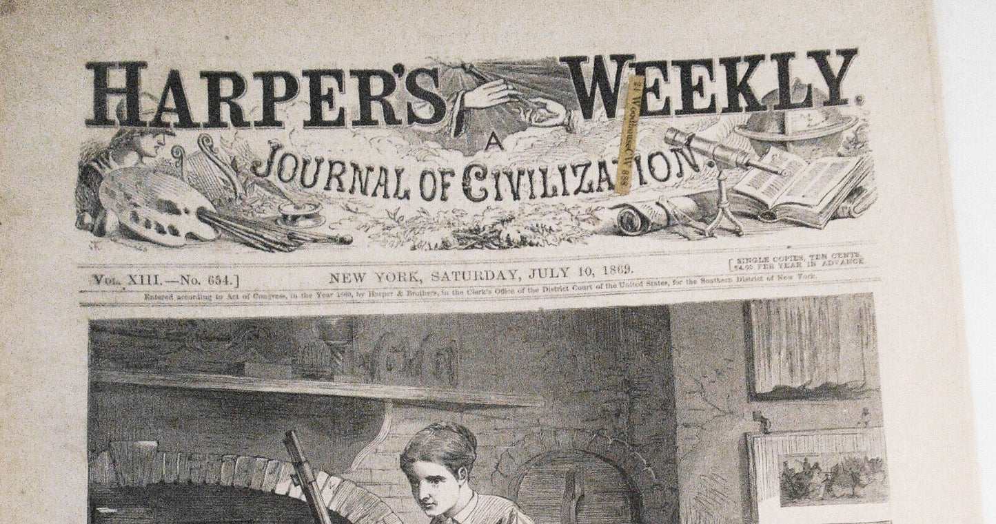 The Summit of Mount Washington by Winslow Homer in Harper's Weekly July 10, 1869