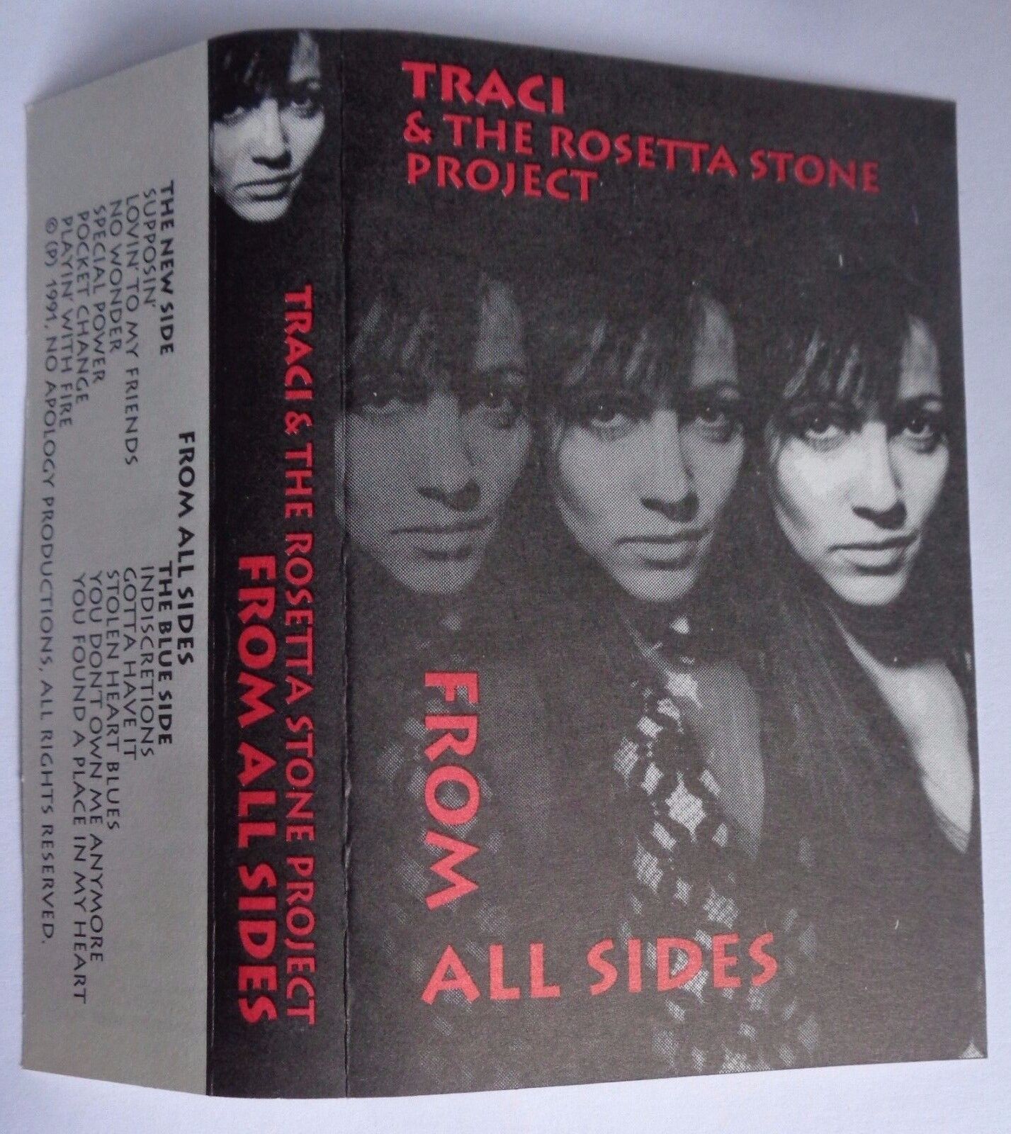 Traci and The Rosetta Stone Project - FROM ALL SIDES - Cassette - 1991