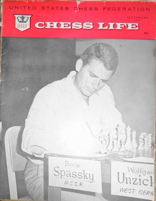 Chess Life, September 1966 -  Piatigorsky Cup: Spassky & Fischer;