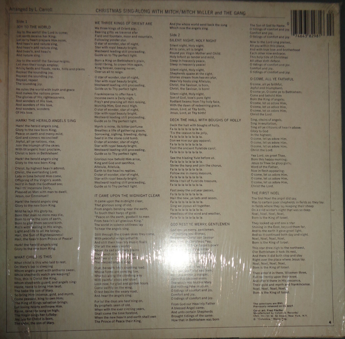 6 Sing Along With Mitch Miller & The Gang LPs Lot