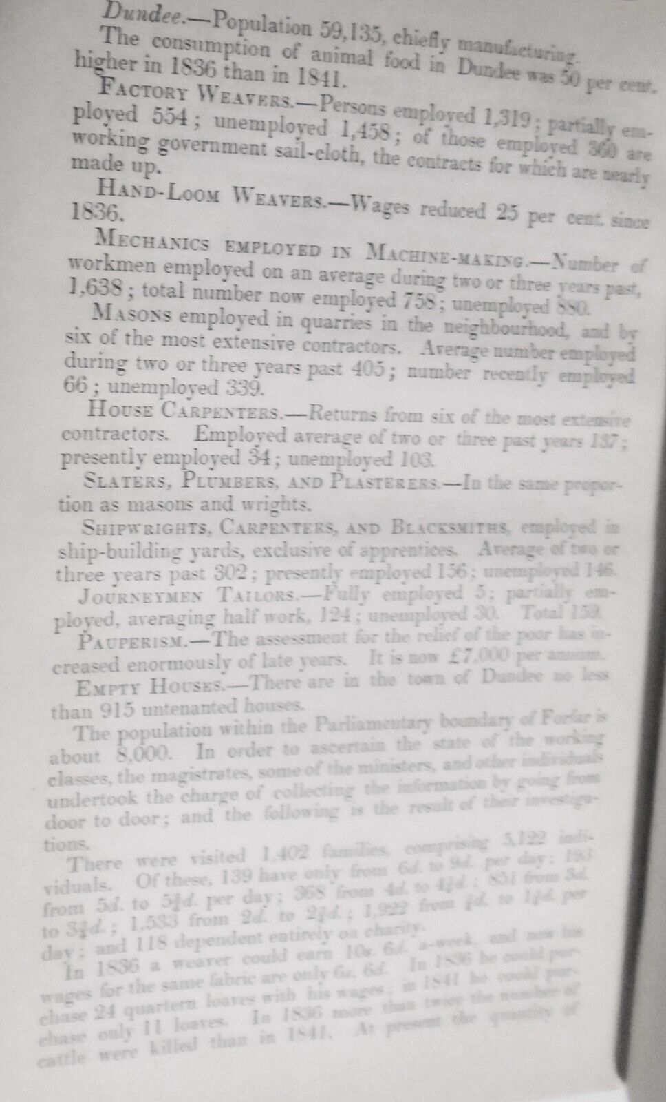 1842  Report of Statistical Committee appointed by the Anti-Corn Law Conference