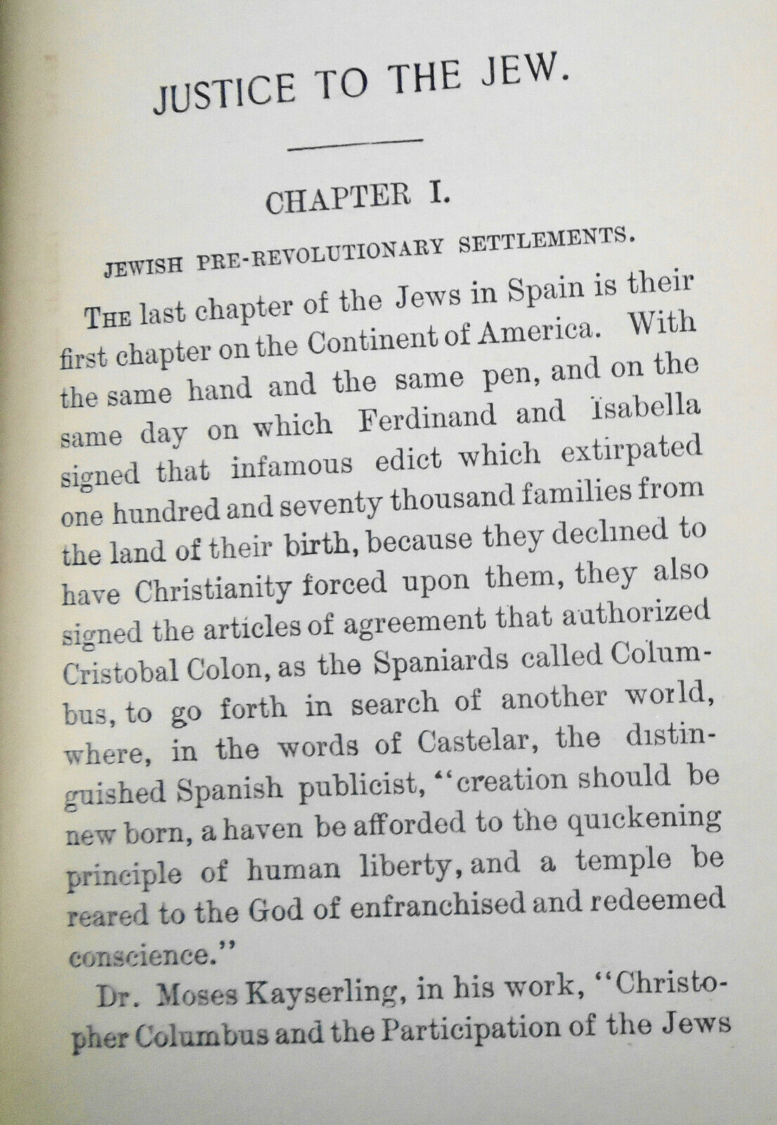 1899 Justice To The Jew, by Madison C. Peters ... What He Has Done For The World