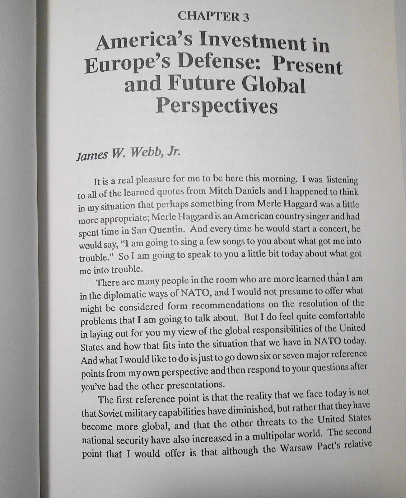 The Future of the U.S. military commitment to Europe, by Jeffrey Record.