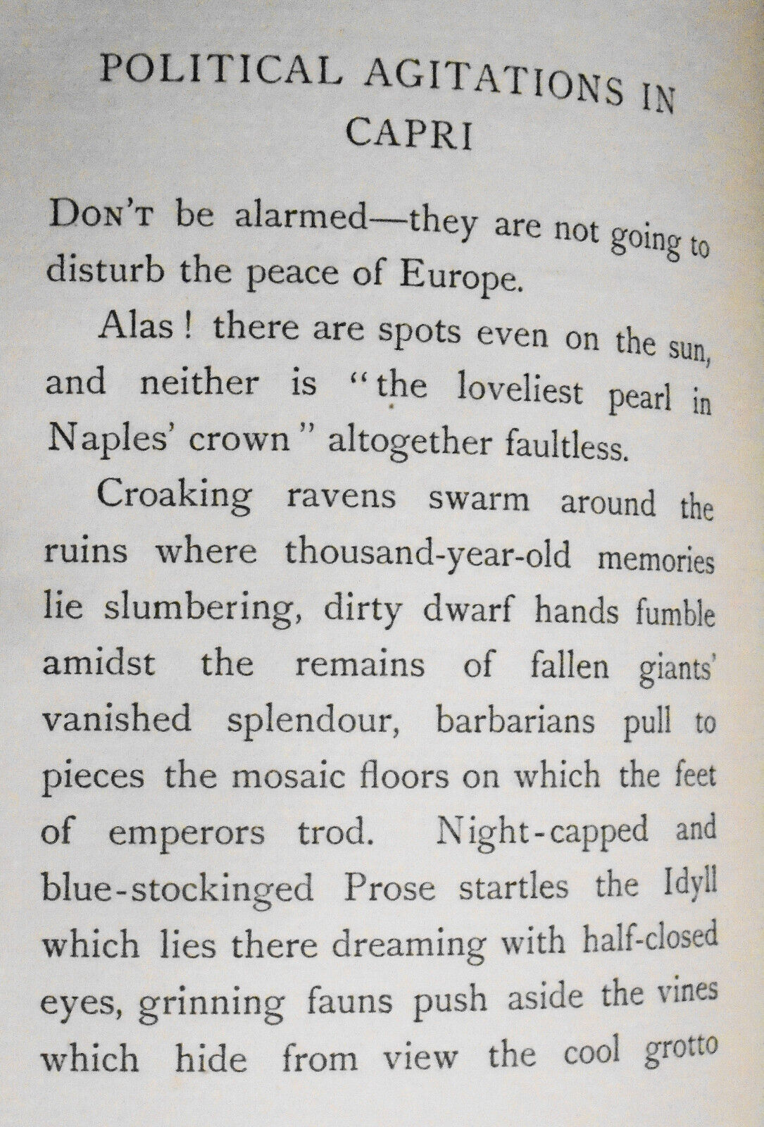 Vagaries, by Axel Munthe. SIGNED First edition, 1898.