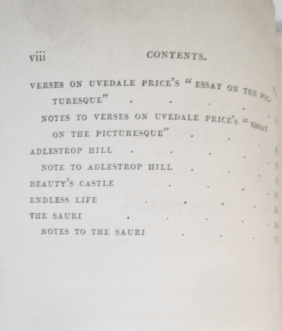 1836 Chandos Leigh: Fifth epistle to a friend in town, Warwickshire, other poems