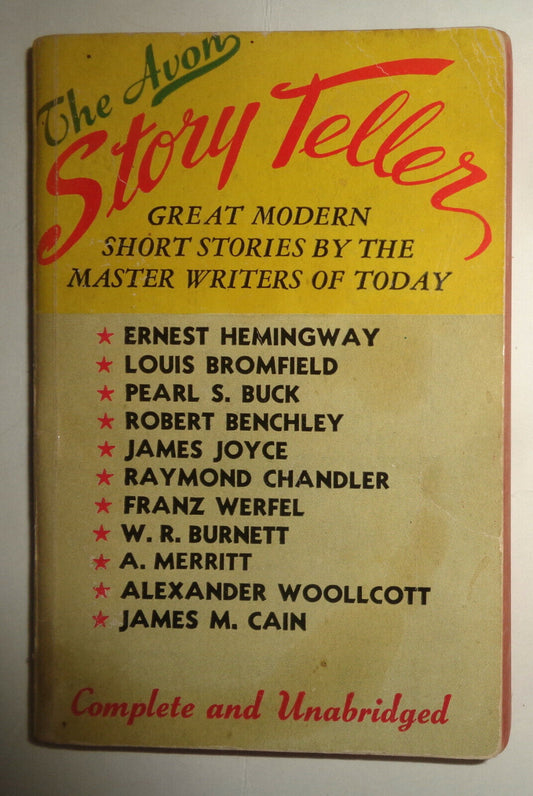 The Avon Story Teller. 1st printing, 1945. Ernest Hemingway; James Joyce