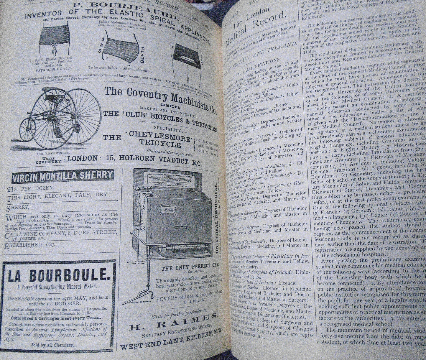 The London Medical Record, Volume X, 1882