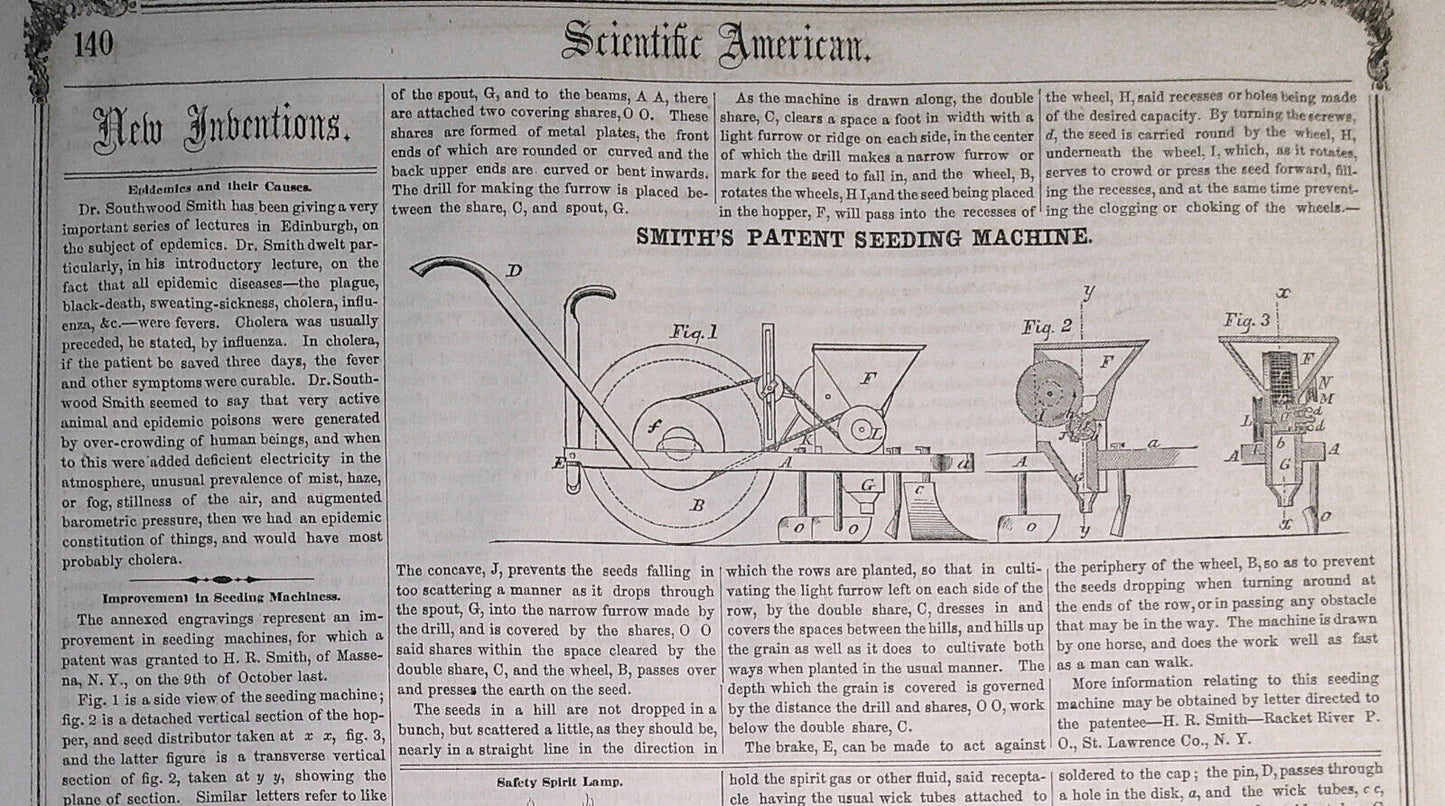 Scientific American, January 12, 1856. New system of Numeration and Measurement