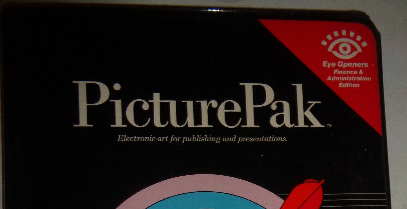 PicturePak: Finance & Administration Edition, by Eye Openers. 1987 - Unused.