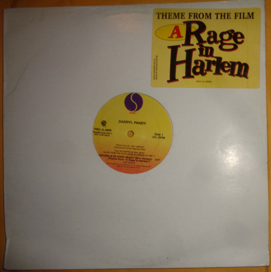Darryl Pandy :‎ Heaven Is In Your Heart. Promo, vinyl 12". 1991. 33 1/3rpm