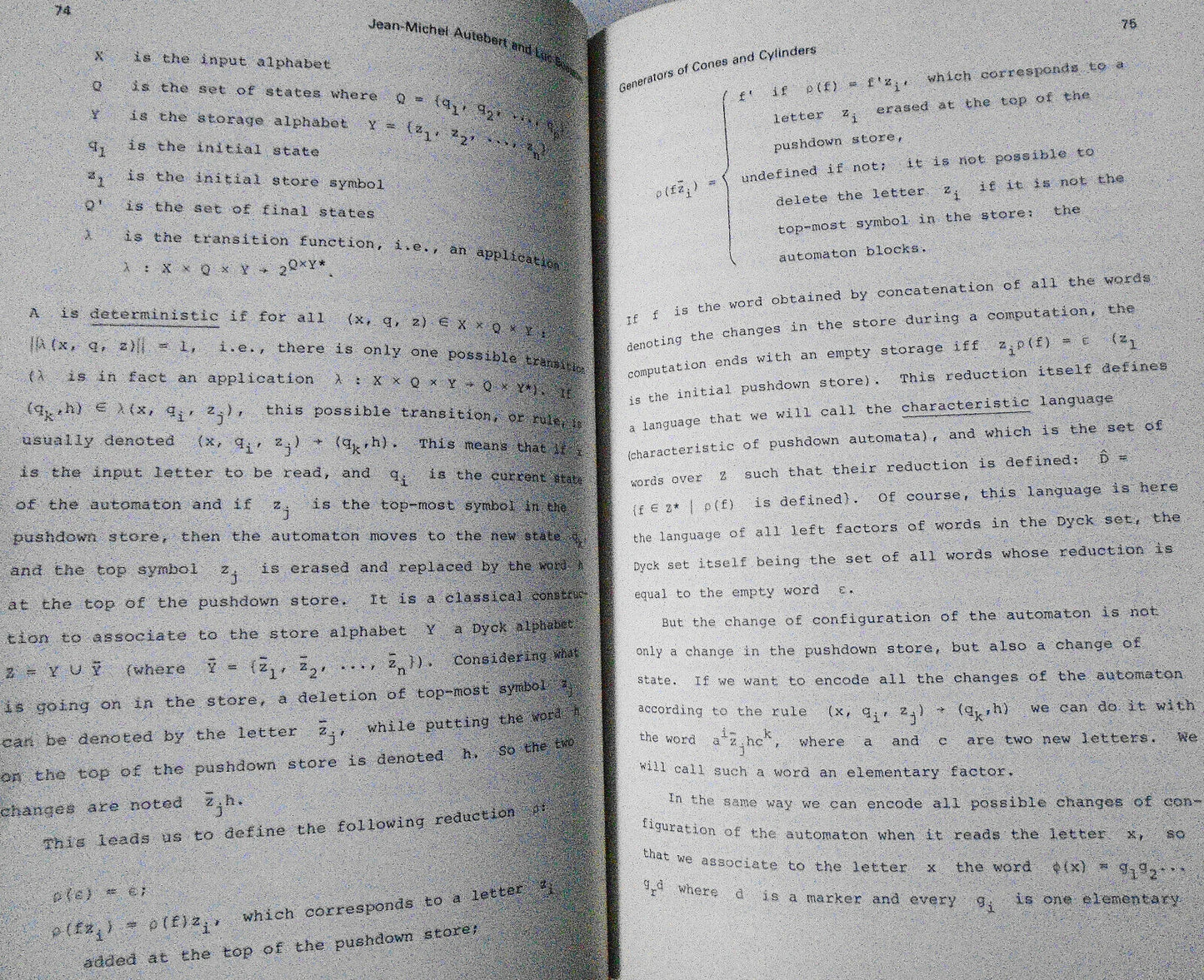 Formal Language Theory : Perspectives and Open Problems. By Ronald Book. 1980 HC