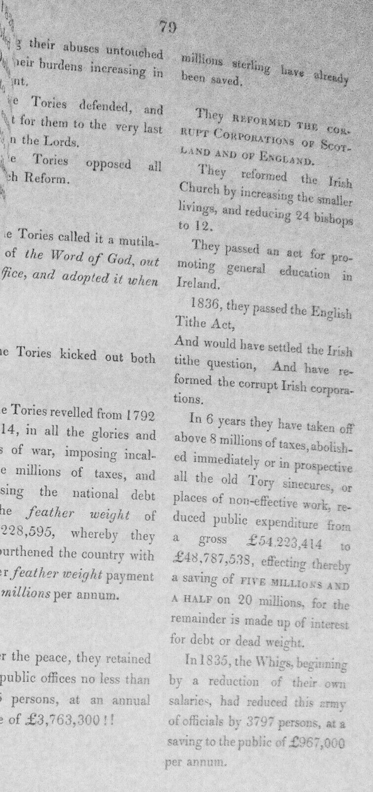 1837 What Next? Or the Peers and the Third Time of Asking. By Sir Henry Rich.