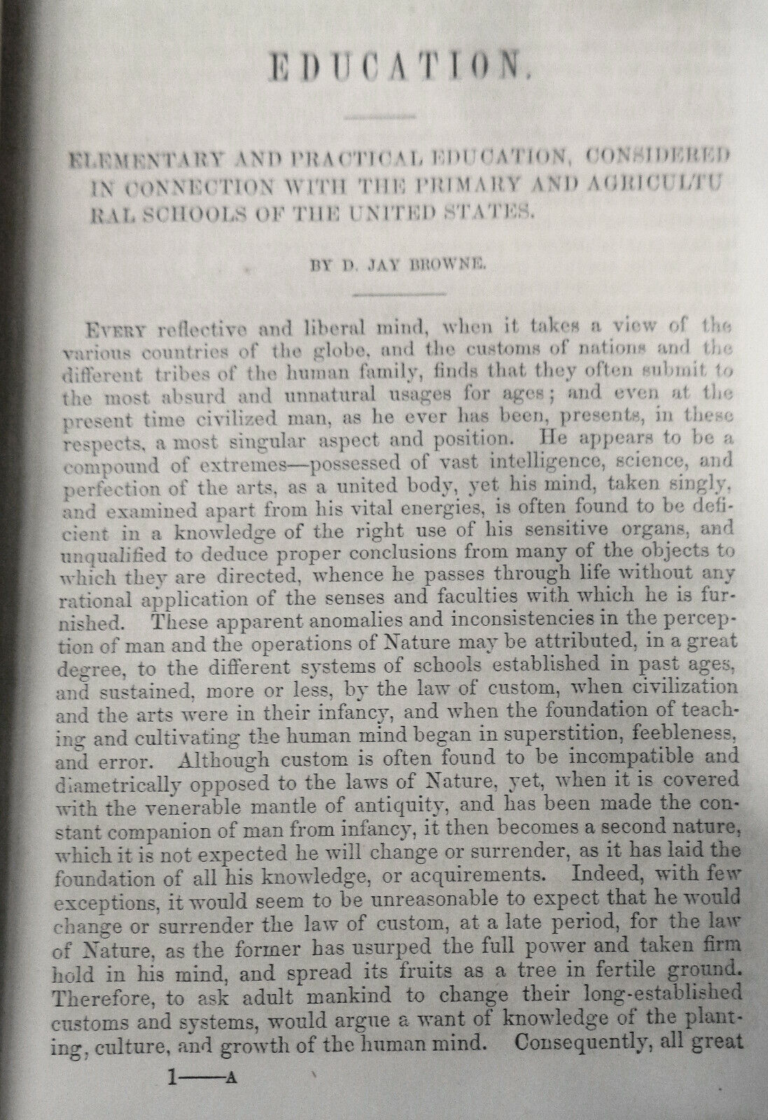 Report of the Commissioner of Patents for the year 1858 : agriculture.