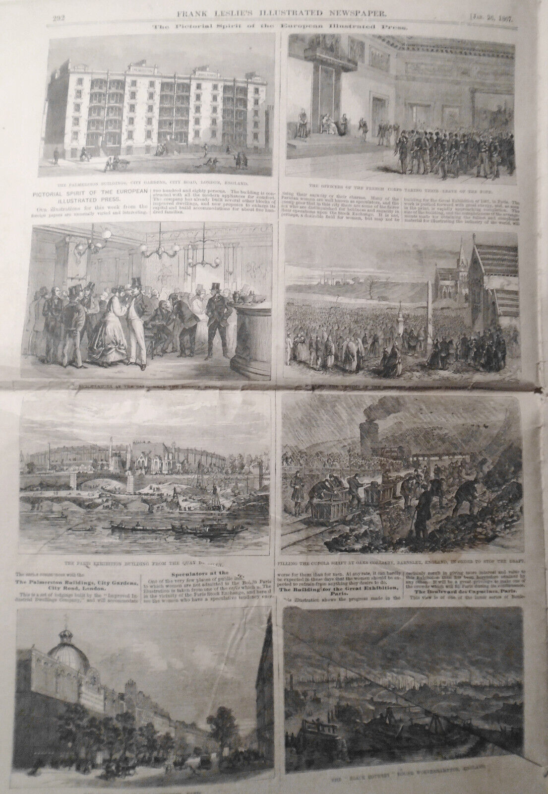 Frank Leslie's Illustrated Newspaper, January 26, 1867 - Theatricals, accidents