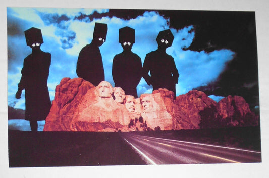 The Residents (seen at Mt. Rushmore) - Postcard - 10th Anniversary 1982