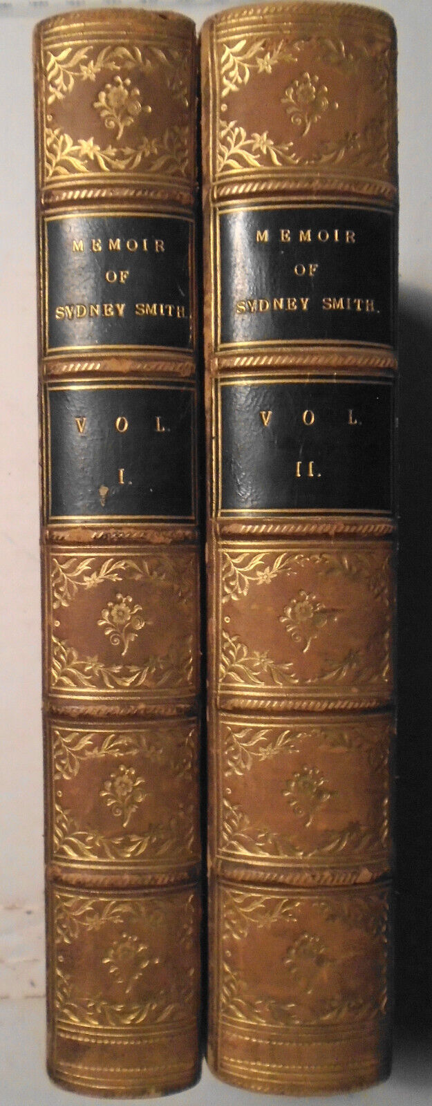 [Bindings] A Memoir of Rev. Sydney Smith 1855 2vols By Lady Holland /Mrs. Austin