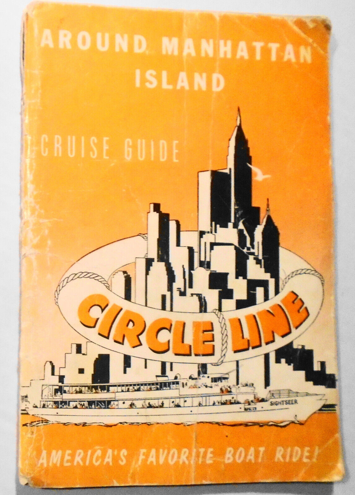 3 vintage New York City Guides - Lower East Side, Circle Cruise,  Pocket Map