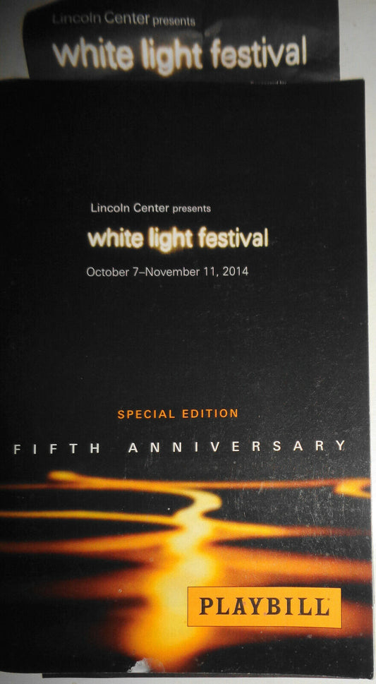 White Light Festival at Lincoln Center Playbill, November 2014 - Mavis Staples